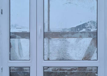 OKNA KacprzaK Okno TARASOWE 131X208 Używane PCV