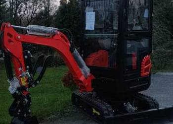Nowa Minikoparka 1.8 tony 3 łyżki