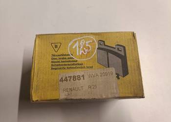KLOCKI HAMULCOWE Renault R25 PRZEDNIE _ przód 447881