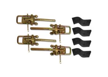 4x Zamek BURTY + 4x Język Spinacz Prawy i Lewy Ocynk D35 D47 SM-G [8867]