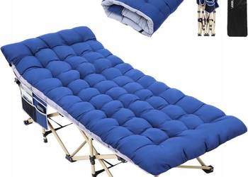 Łóżko z materacem Sportneer 188 cm x 71 cm szary Używany