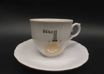 Kolekcjonerska filiżanka espresso/mokka pamiątkowa – Brno (Czechy)