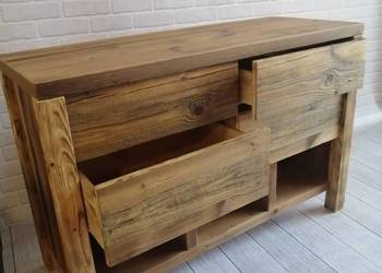 Mebel łazienkowy pod umywalkę ze starego drewna - ALLDECO