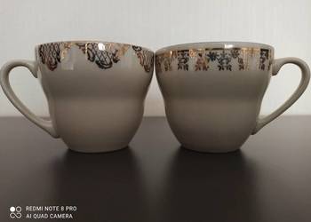 Filiżanki Sonia, porcelana Pruszków, 2 wzory