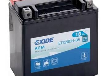 Akumulator motocyklowy 18Ah 230A EN 12V EXIDE ETX20CH-BS PŁOCK CHOPINA 1