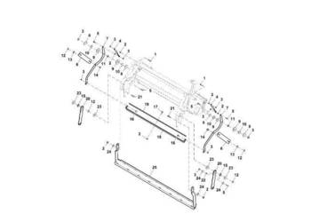John Deere 960 - Ogranicznik DC215217 (System owijania)