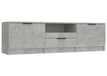 vidaXL Szafka pod telewizor, szarość betonu, 140x35x40 cm(SKU:811452)