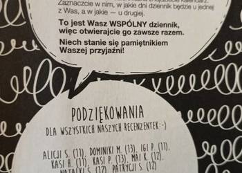 Dziennik przyjaciółek książki Warszawa księgarnia Praga okaz