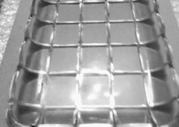 Patera grawerowana szklana Wczesny PRL Patera grawerowana szklana Wczesny PRL