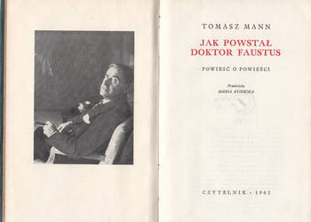 (01020) JAK POWSTAŁ DOKTOR FAUST (POWIEŚĆ O POWIEŚCI) – TOMA