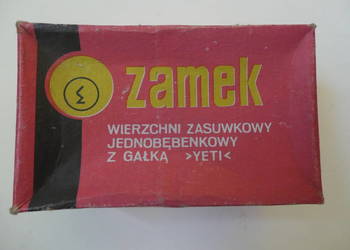 Nowy, nieużywany zamek nawierzchniowy YETI z czasów PRL.