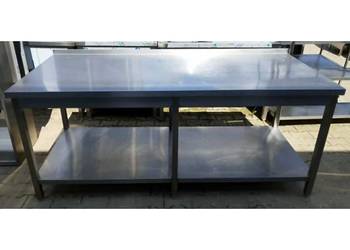 Stół Gastro z Półką - 200/90/85 cm - S 1506.O
