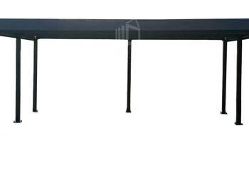 Carport PREMIUM - Wiata samochodowa 7x5m - antracyt ID1159