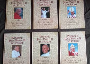 Albumy Podróże JPII do Polski + wydawnictwa po śmierci JPII