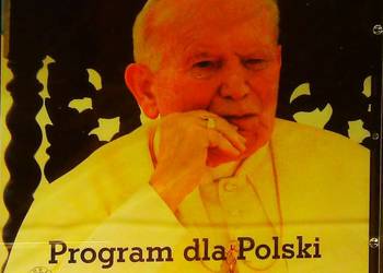 Płyta CD Program dla Polski w plastikowym pudełku. 13 kolorowych fotografii