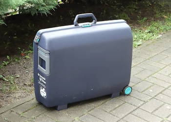 Kultowa Walizka Twarda Samsonite Oyster (ISO 9002) Vintage Stan Bdb