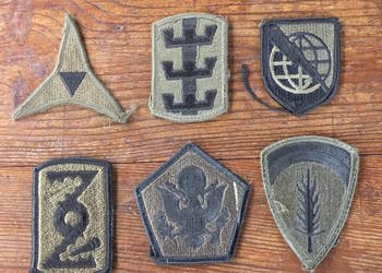 Naszywki plutonówki Us Army olive Naszywki plutonówki Us Army olive