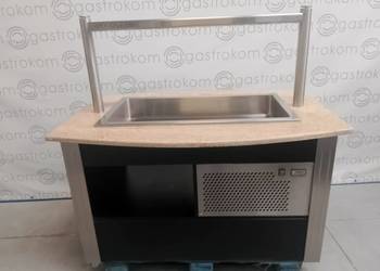 Bar sałatkowy jezdny z wanną chłodnicza 3x GN 1/1