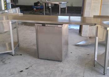 Komplet zestaw mebli gastronomicznych zlew stół