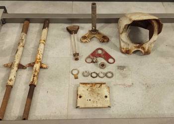 Przednie zawieszenie jawa kaczka