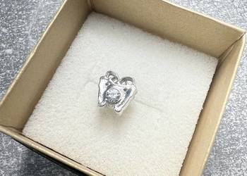 Kolczyk - srebrny motyl