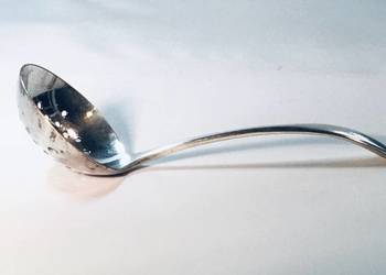 Łyżeczka z dziurkami do marynat posrebrzana vintage Anglia Łyżeczka z dziurkami do marynat posrebrzana vintage Anglia