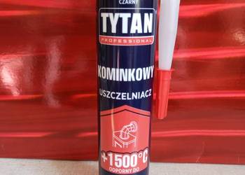 Uszczelniacz Kominkowy TYTAN PROFESSIONAL 1500°C, 280 ml, CZARNY
