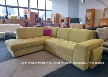 -45% HIT! Nowy Narożnik MALTA z Funkcją Spania , 200x260cm  MEBLE PYKA