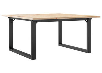 Stolik kawowy z czworokątnymi nogami 80x80x45 cm WM-3282663