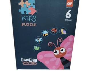 Puzzle owady 6 el układanka dla najmłodszych