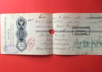 ( 1537 ) Weksel Wystawiony W Łomży 34