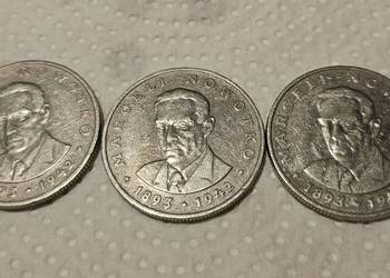 3x moneta 20zl Marceli Nowrotko 1976r. Bez znaku Mennicy