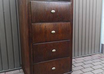 Słupek Szyfoniera ART-DECO Dąb Zgrabny Stary Antyk Po Renowacji.