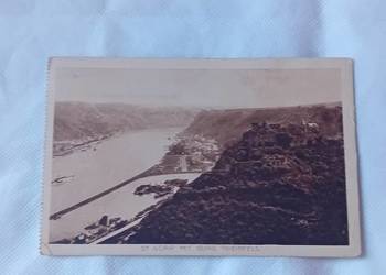 Pocztówka: St.Goar mit Burg Rheifels, Niemcy, początek XX w.