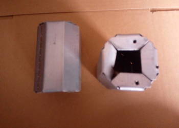 Wsporniki metalowe konstrukcyjne ośmiokątne 6x9cm 2,5cm