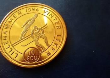 Stare monety 10 ECU 1994 Norwegia