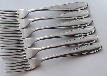 Widelce obiadowe (nr.2), KŁOS, Gerlach, sztućce PRL