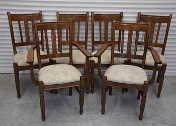 krzesła dębowe 6 sztuk - jak nowe