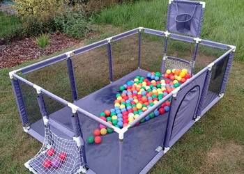 Kojec Dla Dzieci Boisko Kosz Bramki 100 kulek