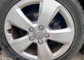 Alufelgi Audi a 3 8v 17 cali z oponami zimowymi