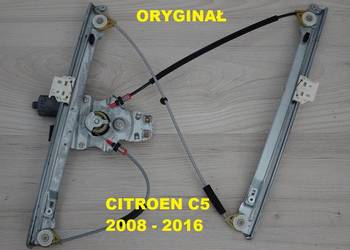 Podnośnik Mechanizm Szyby Citroen C5 III X7 Przód Lewy 08-