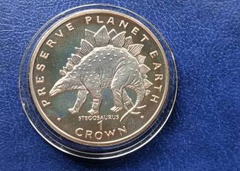 Stare monety 1 korona 1993 Stegosaurus Gibraltar