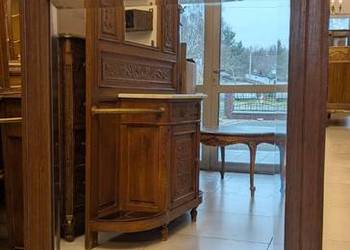 Piękne dębowe lustro secesyjne-sklep Dąbrowa Górnicza