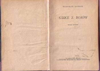 (5808) SZKICE Z BOJÓW – WŁADYSŁAW MACHEJEK