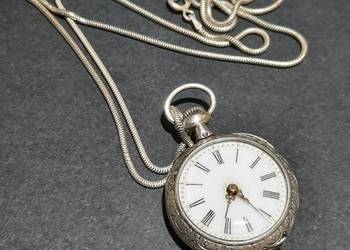Zegarek Avance Retard - antyk 1900r SREBRO