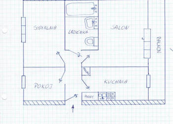 47 m2, 3 pokoje + jasna kuchnia + balkon +miejsce parkingowe Kraków Nowa H…