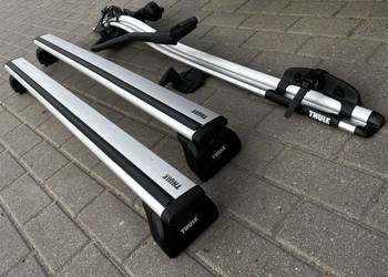 Bagażnik na relingi zintegrowane Thule Wingbar, rowerowy Thule 591