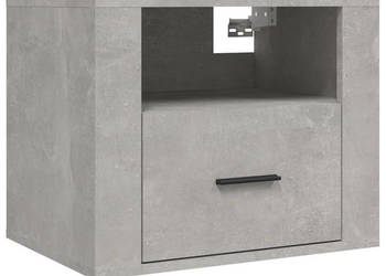 Szafka nocna wisząca 50x36x40 cm szarość betonu WM-816888