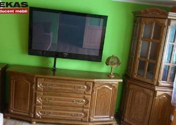 Nowy Stylowy Zestaw Mebli Dębowych do Salonu  Bekas Komoda