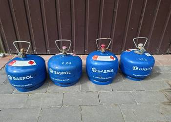 Butla 2kg turystyczna z legalizacja pusta gaz działka gazowa kuchenka 3kg
